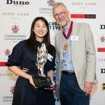 Jihwi Ahn wins top prize at the Cordwainers award